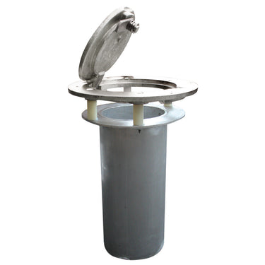 Floor Sleeves with Chrome Cover (2-3/8 in. Upright)